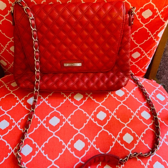 Mango body bag in bright red - Picture 4 of 5